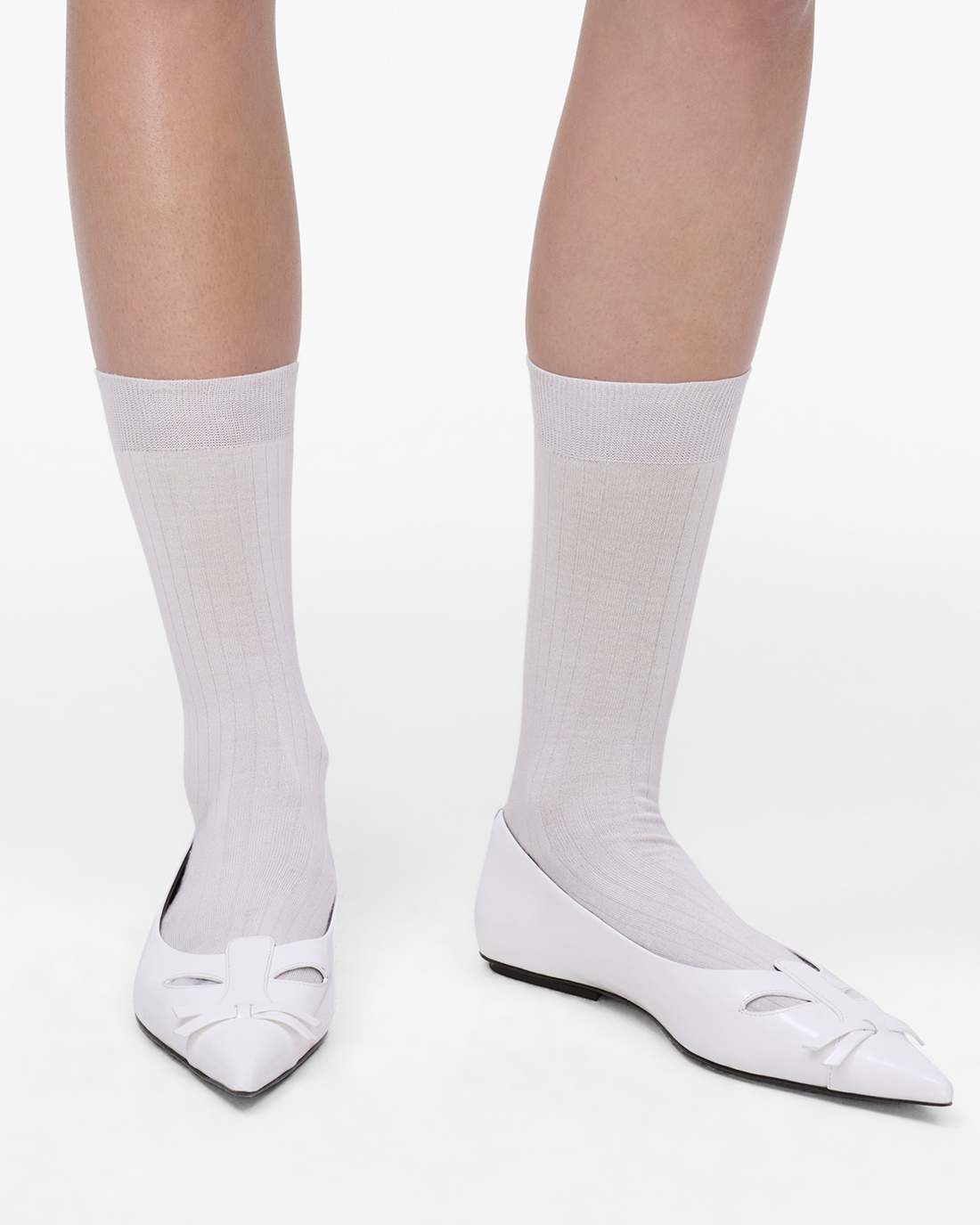 Marc Jacobs Popular - The Kat Ballerina Bright White