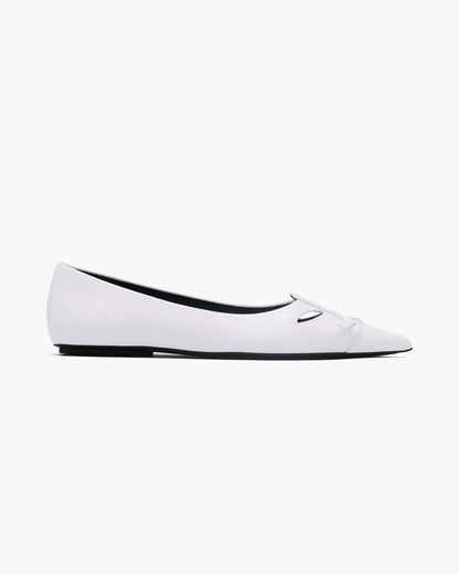 Marc Jacobs Popular - The Kat Ballerina Bright White