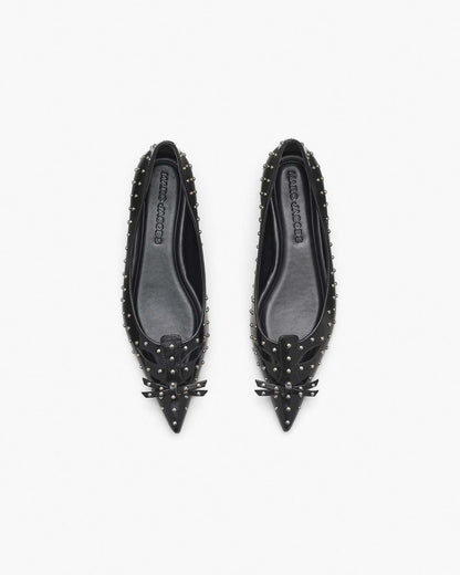 Marc Jacobs Best Seller - The Glam Studs Kat Ballerina Black