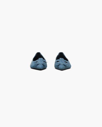 Marc Jacobs Quality - The Denim Kat Ballerina Vintage Indigo