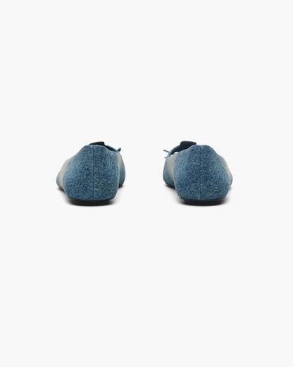 Marc Jacobs Quality - The Denim Kat Ballerina Vintage Indigo