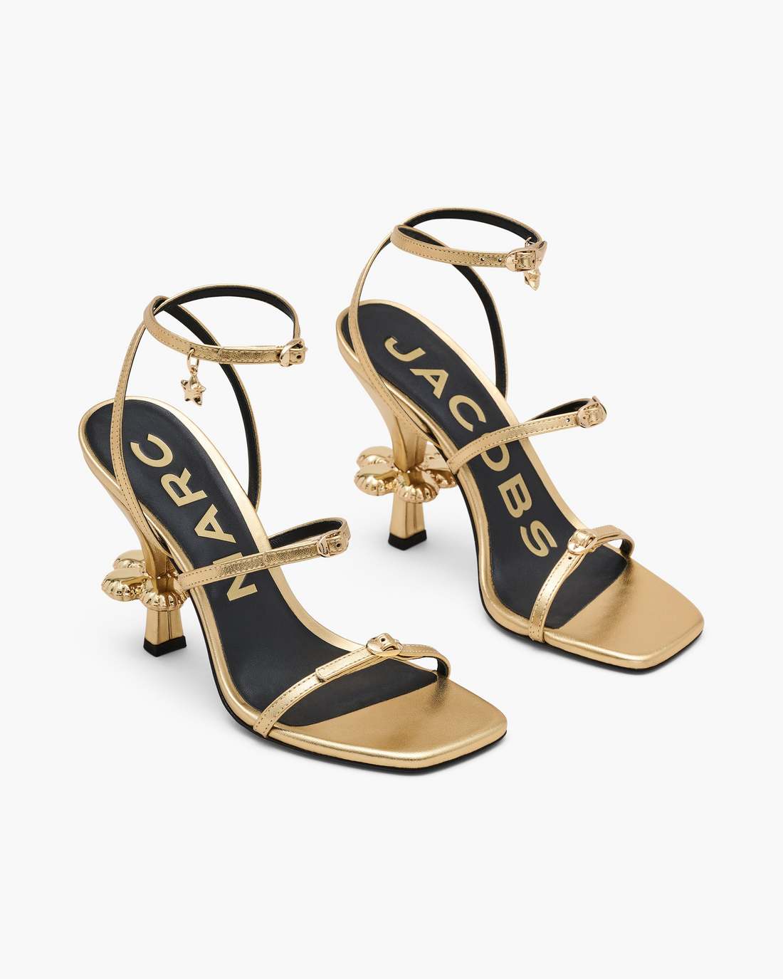 Marc Jacobs Featured - The Metallic Leather Daisy Heel Gold