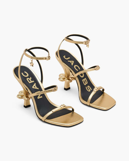 Marc Jacobs Featured - The Metallic Leather Daisy Heel Gold