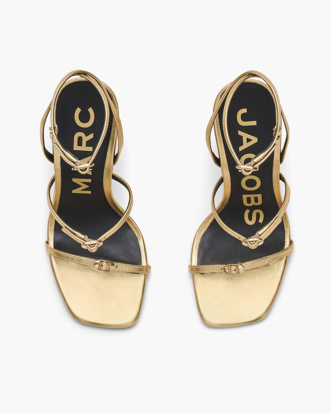 Marc Jacobs Featured - The Metallic Leather Daisy Heel Gold