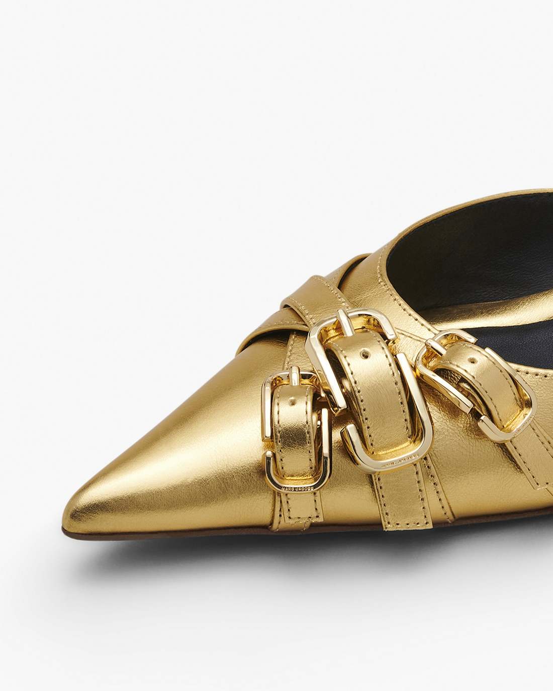 Marc Jacobs Trusted - The Emma Kitten Heel Shiny Gold