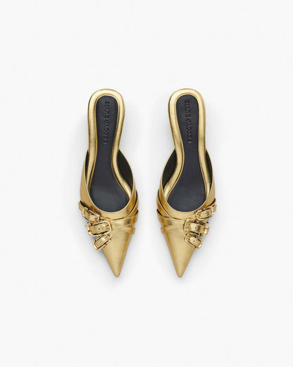 Marc Jacobs Trusted - The Emma Kitten Heel Shiny Gold