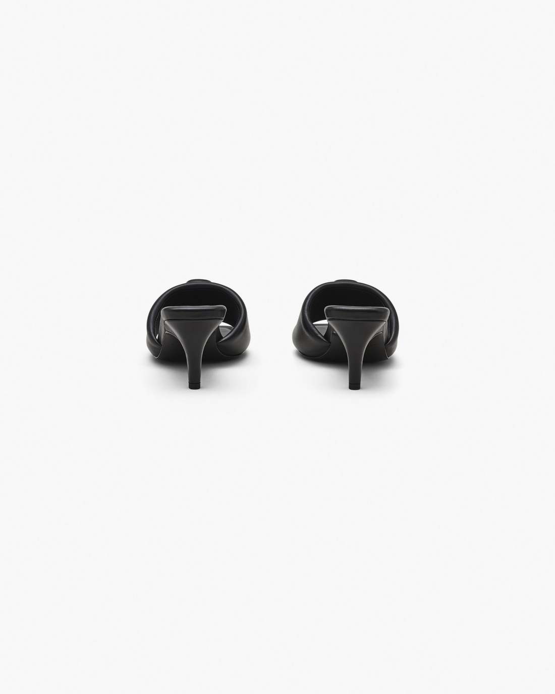 Marc Jacobs Trusted - The Leather J Marc Heeled Sandal Black