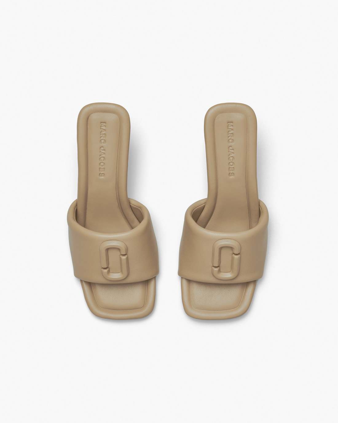 Marc Jacobs Recommended - The Leather J Marc Heeled Sandal Camel