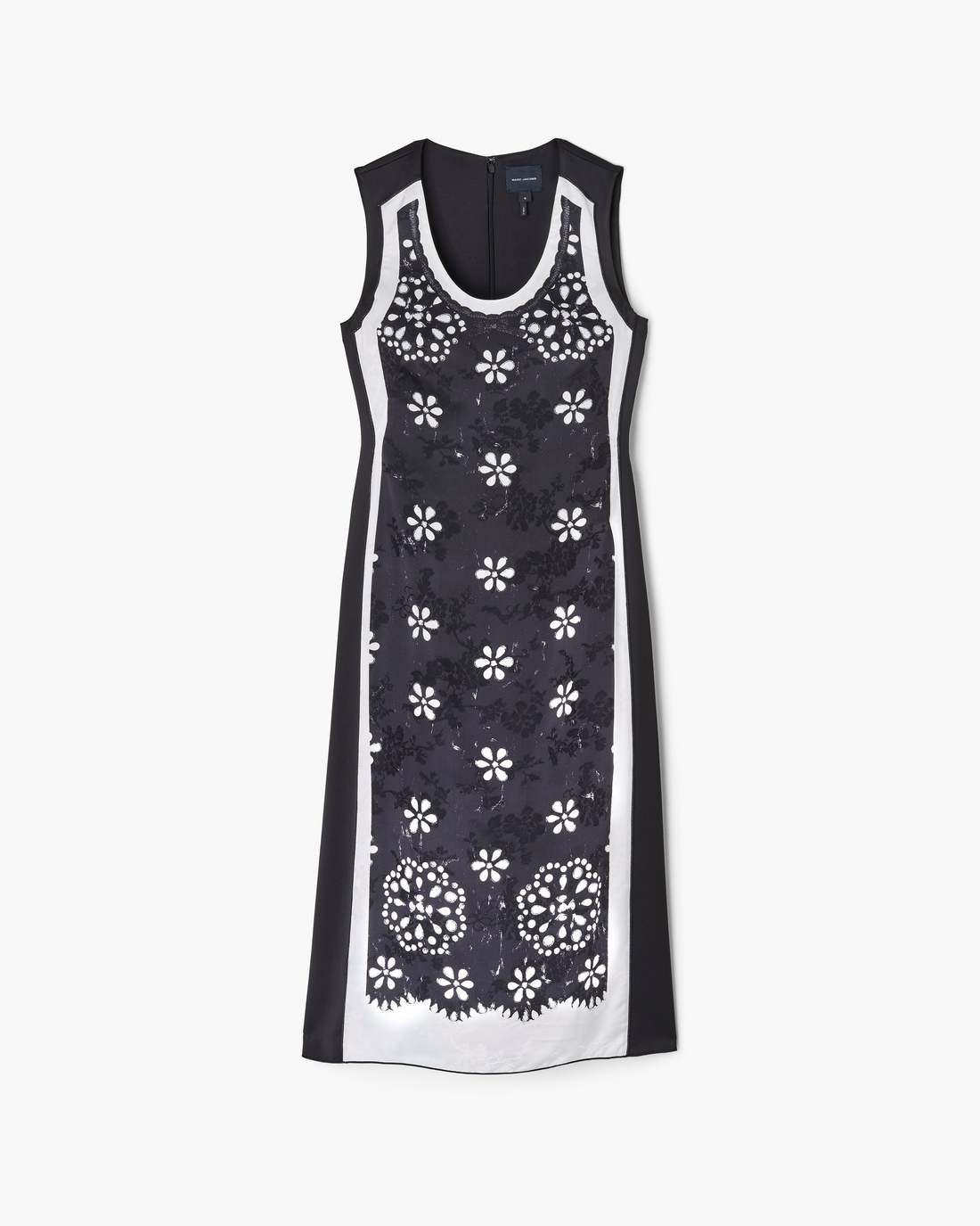 Marc Jacobs Discount - Trompe L'Oeil Eyelet Dress Black/White