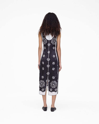 Marc Jacobs Discount - Trompe L'Oeil Eyelet Dress Black/White