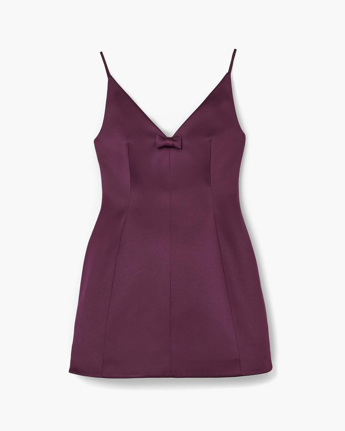 Marc Jacobs Premium - Satin Bow Dress Dark Plum