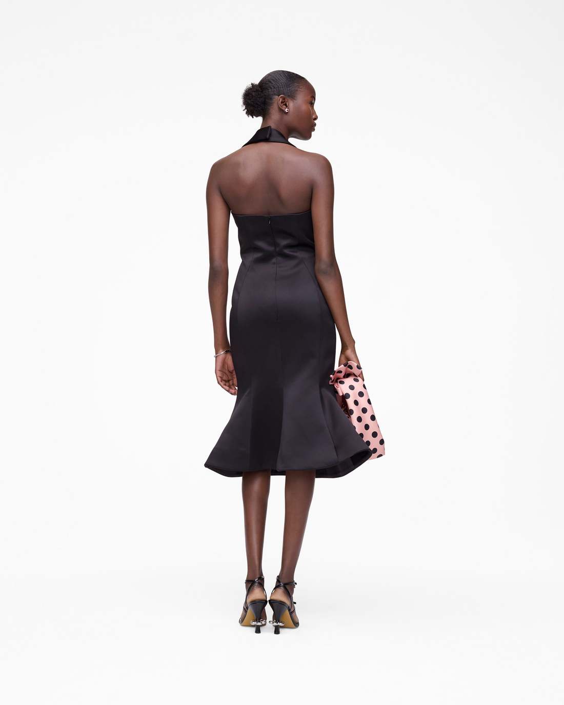 Marc Jacobs Great Value - Sculpted Satin Halter Dress Black