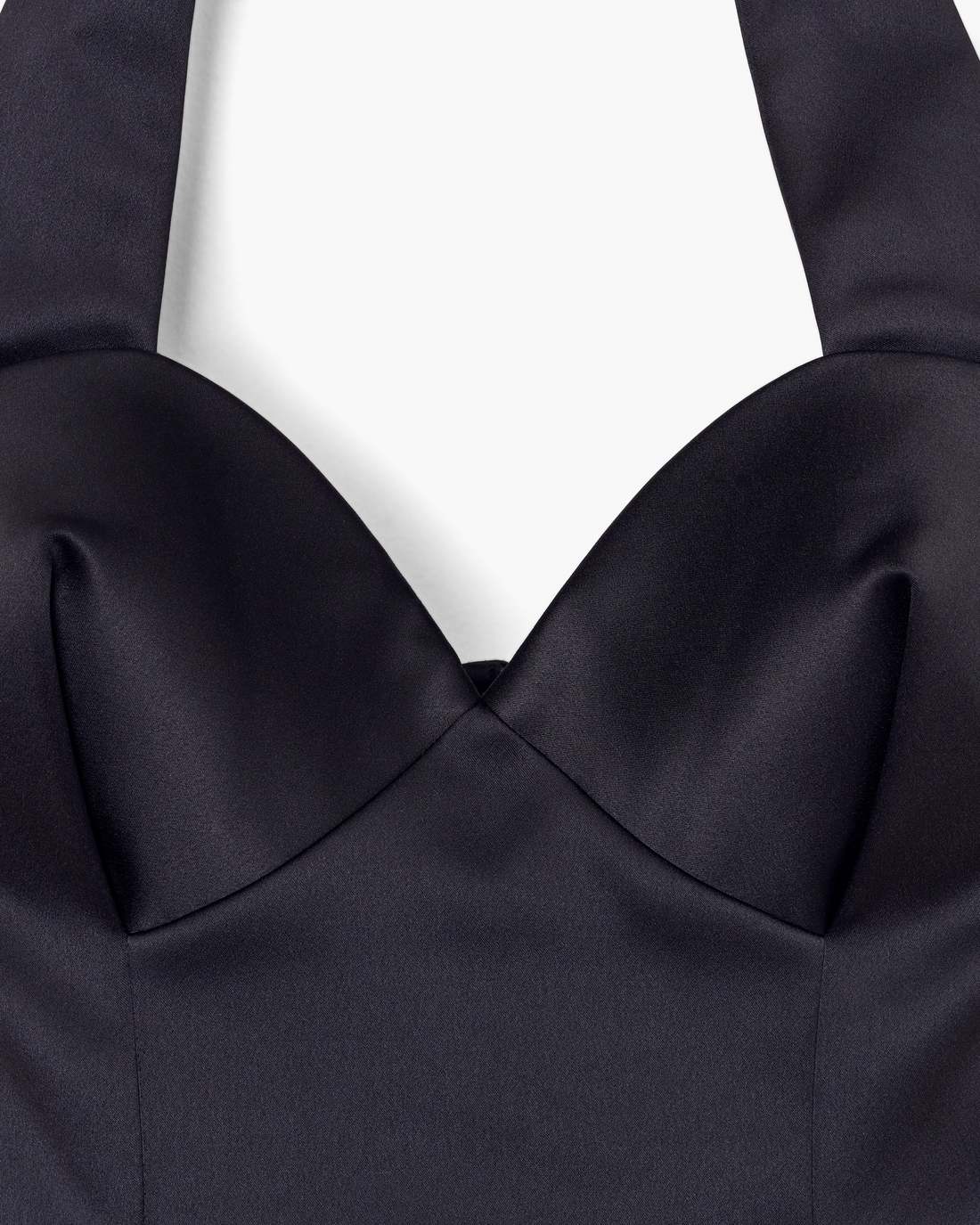 Marc Jacobs Great Value - Sculpted Satin Halter Dress Black