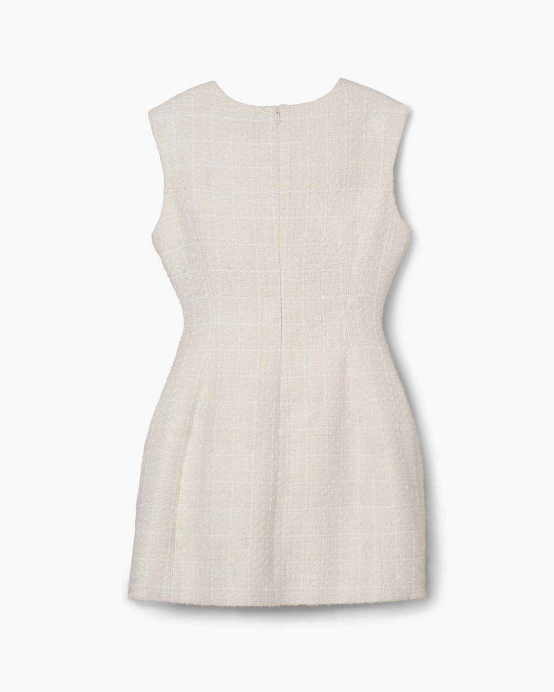 Marc Jacobs Discount - Sculptural Tweed Dress Ivory