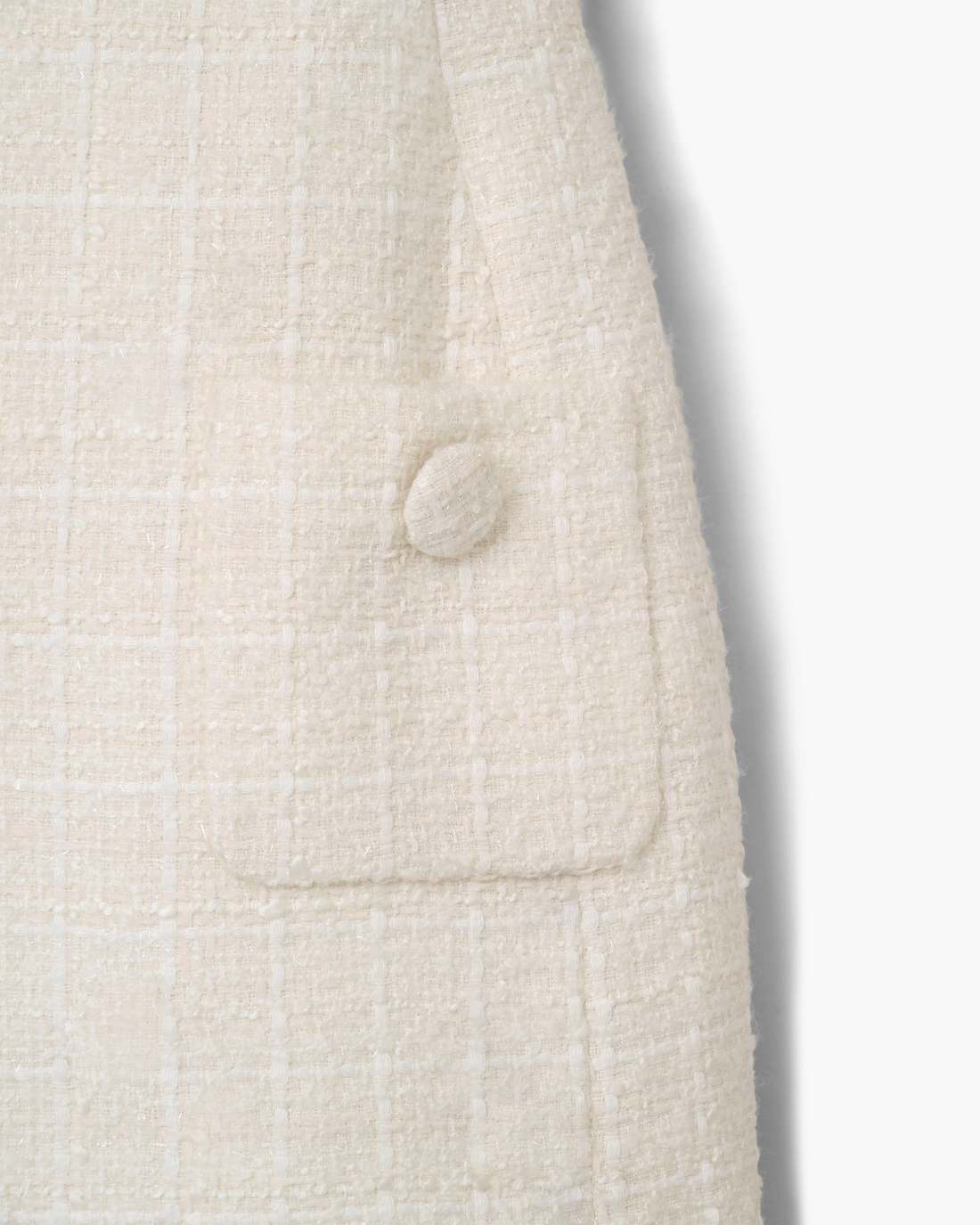 Marc Jacobs Discount - Sculptural Tweed Dress Ivory