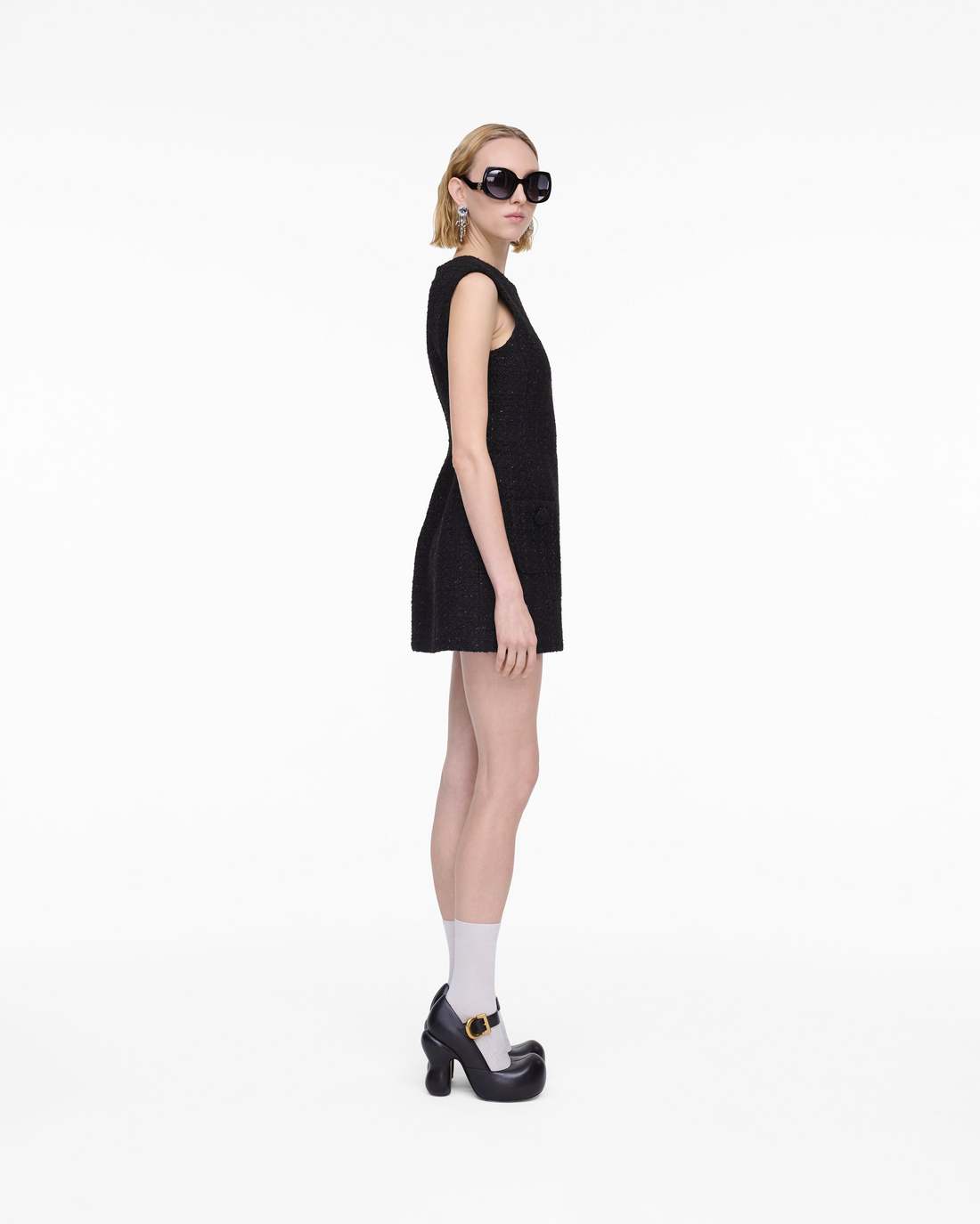 Marc Jacobs Deals - Sculptural Tweed Dress Black