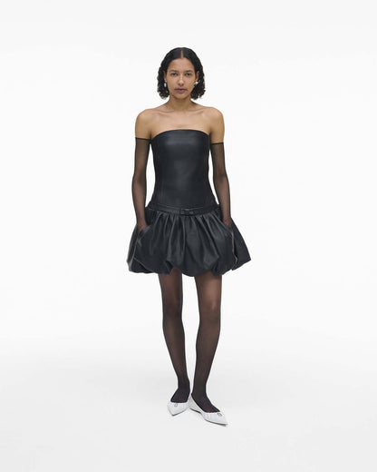 Marc Jacobs Great Value - The Leather Bubble Dress Black