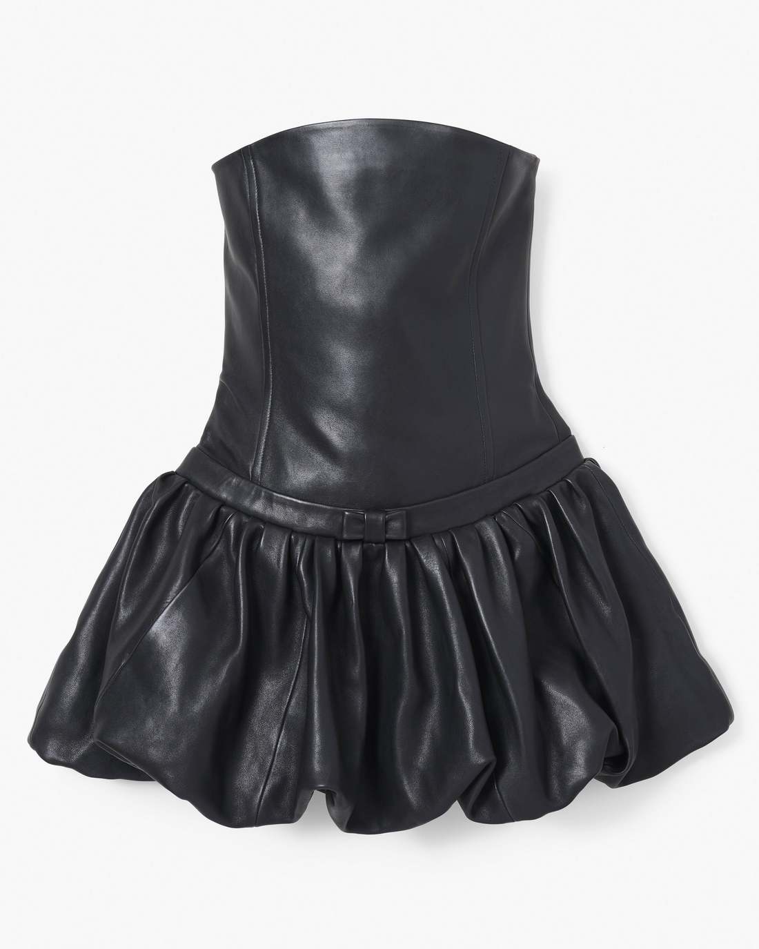 Marc Jacobs Great Value - The Leather Bubble Dress Black