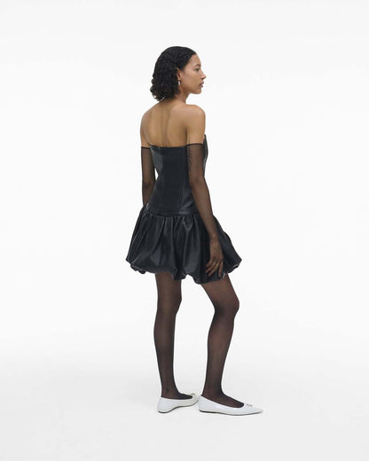 Marc Jacobs Great Value - The Leather Bubble Dress Black