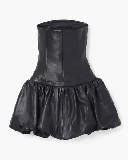 Marc Jacobs Great Value - The Leather Bubble Dress Black