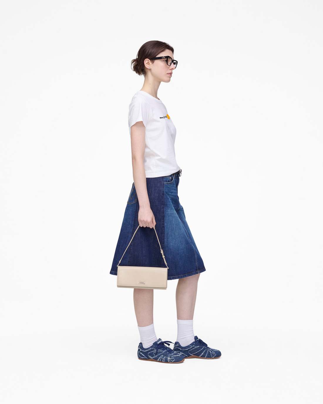 Marc Jacobs Latest - Daisy Logo Slim Tee White