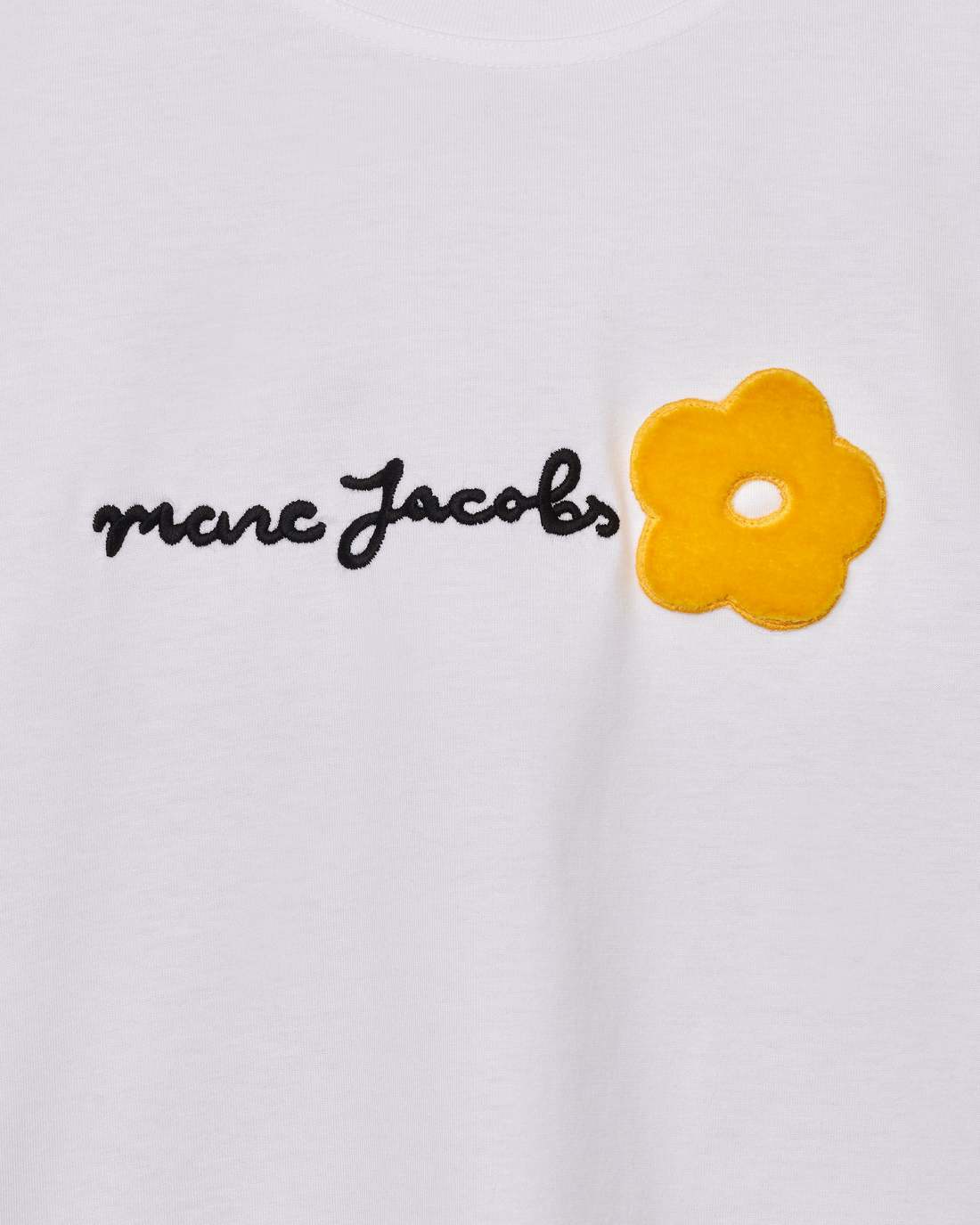 Marc Jacobs Latest - Daisy Logo Slim Tee White