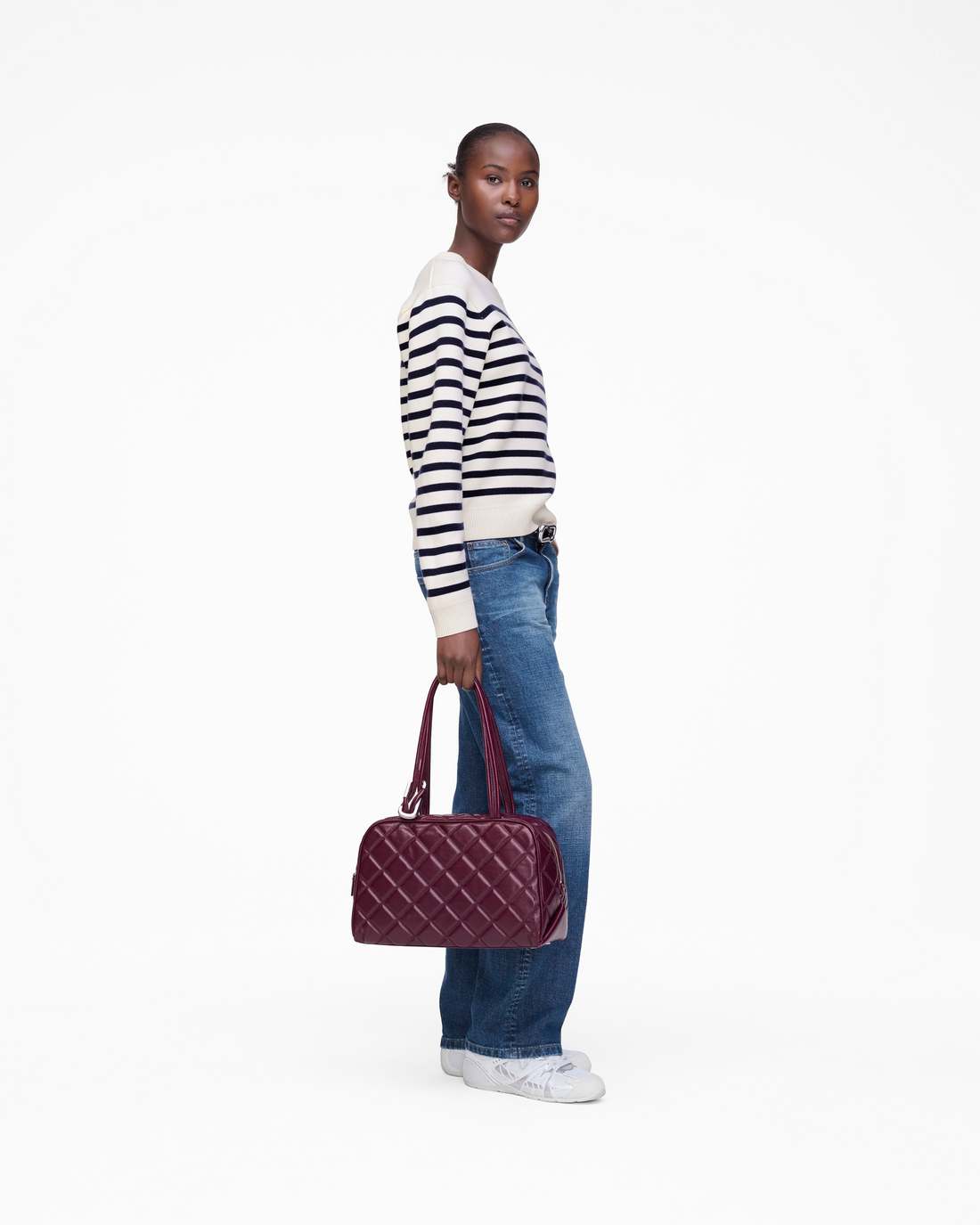 Marc Jacobs Quality - Breton Stripe Crewneck White/Navy
