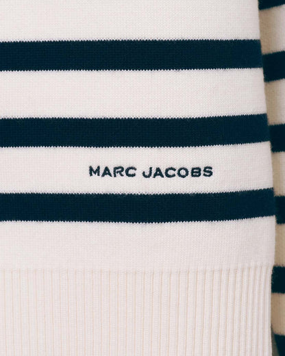 Marc Jacobs Quality - Breton Stripe Crewneck White/Navy