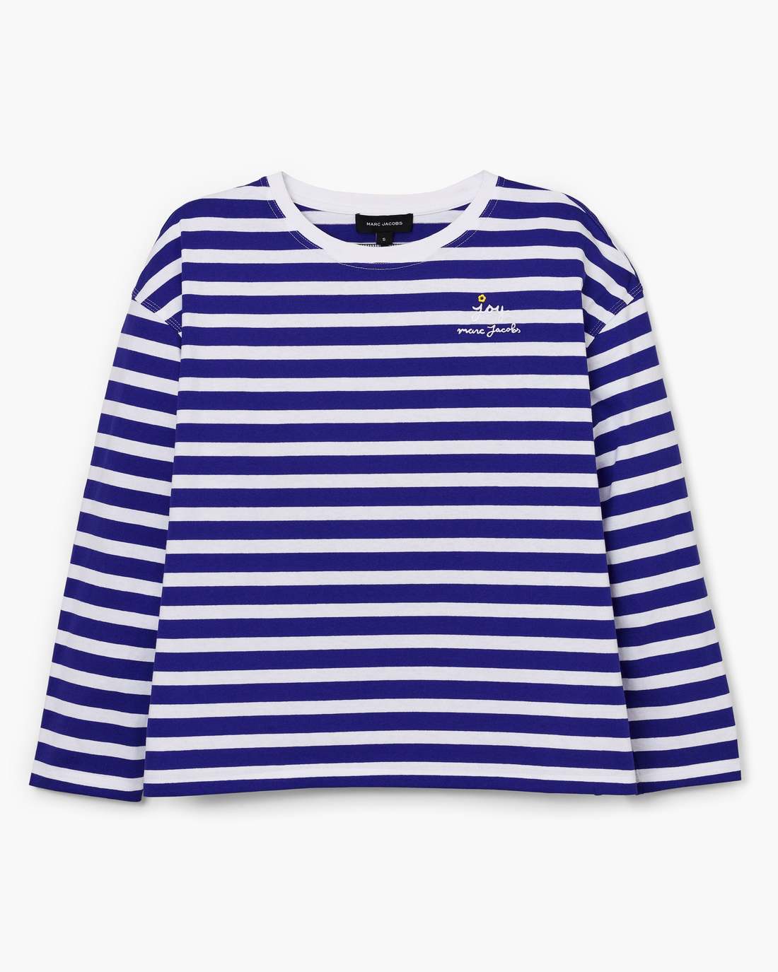 Marc Jacobs Trending - Daisy Striped Longsleeve Pansy/White