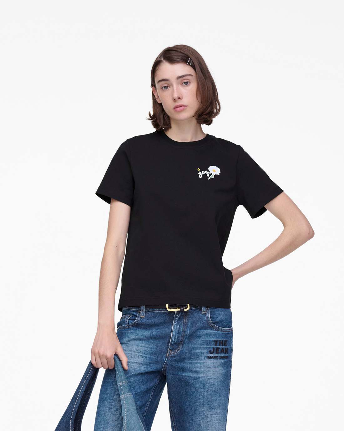 Marc Jacobs Value - Marc Is Joy Daisy Baby Tee Black