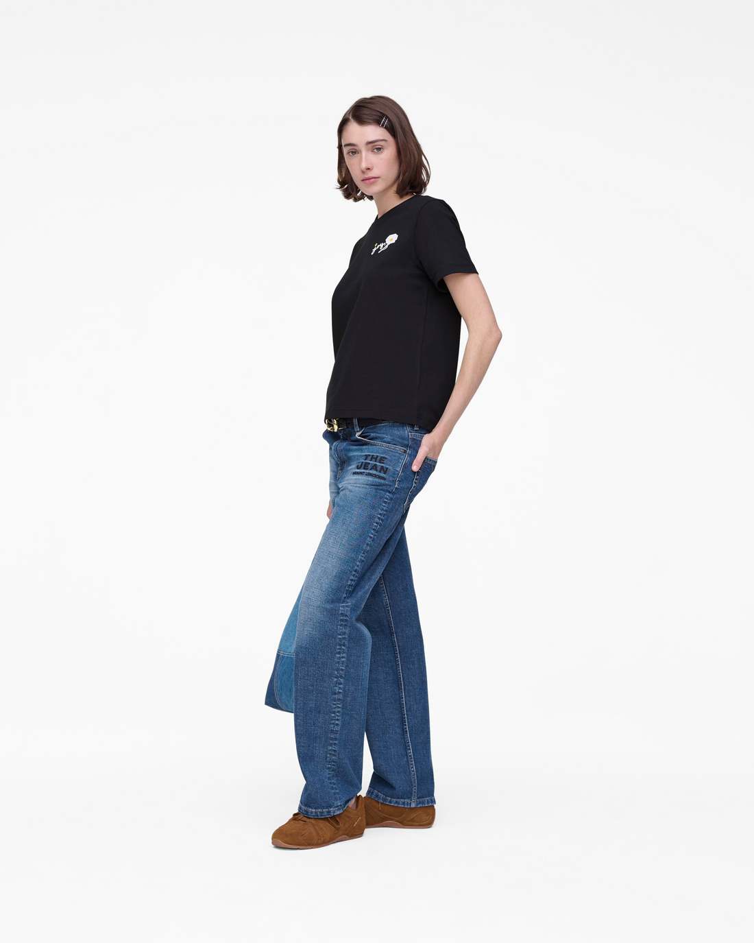 Marc Jacobs Value - Marc Is Joy Daisy Baby Tee Black