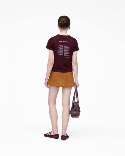 Marc Jacobs Essential - Joy. Slim Tee Dark Plum