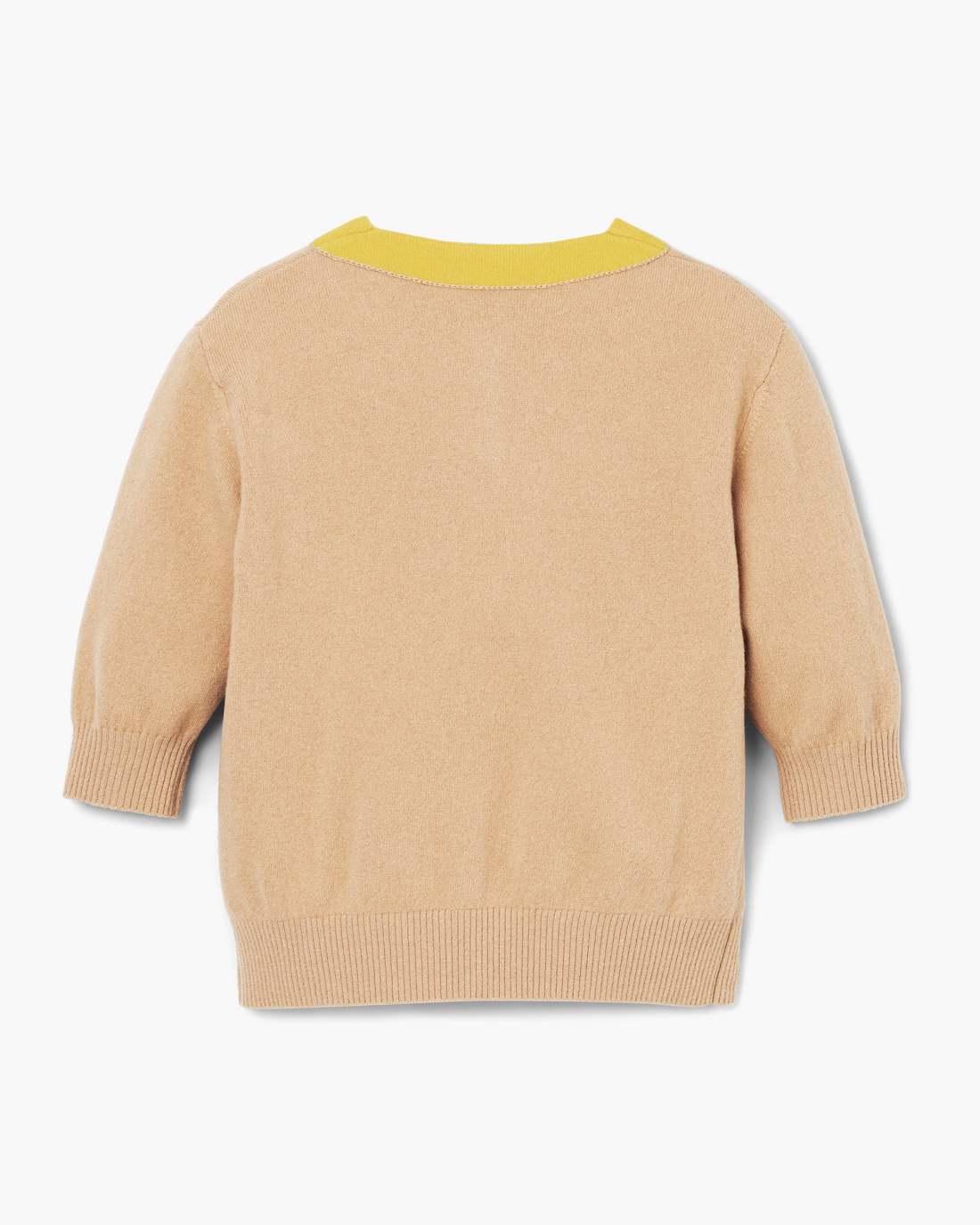 Marc Jacobs Everyday - Trompe L'Oeil Knit Polo Camel