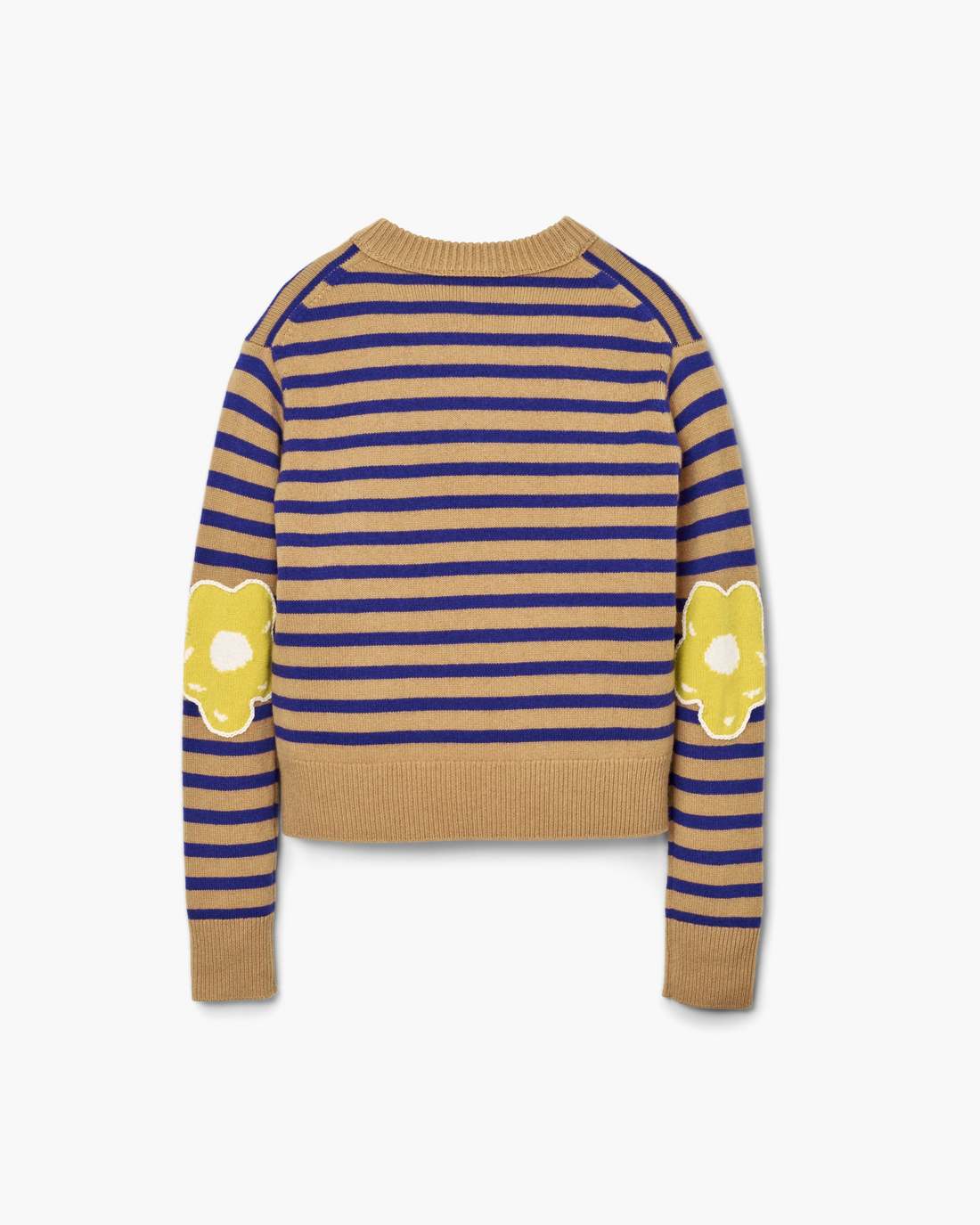 Marc Jacobs Top Pick - Joy Striped Crewneck Camel/Pansy