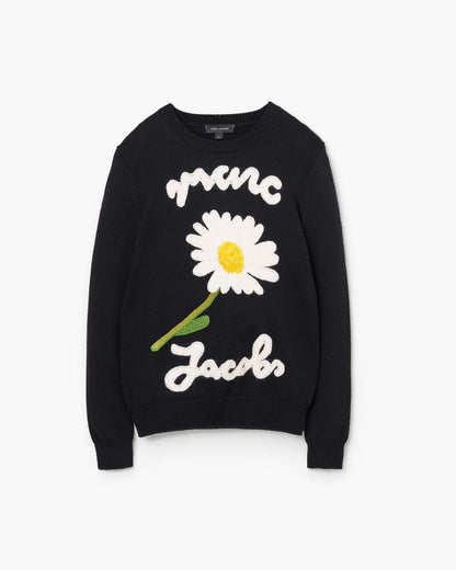 Marc Jacobs Sale - Marc Is Joy Jacquard Crewneck Black