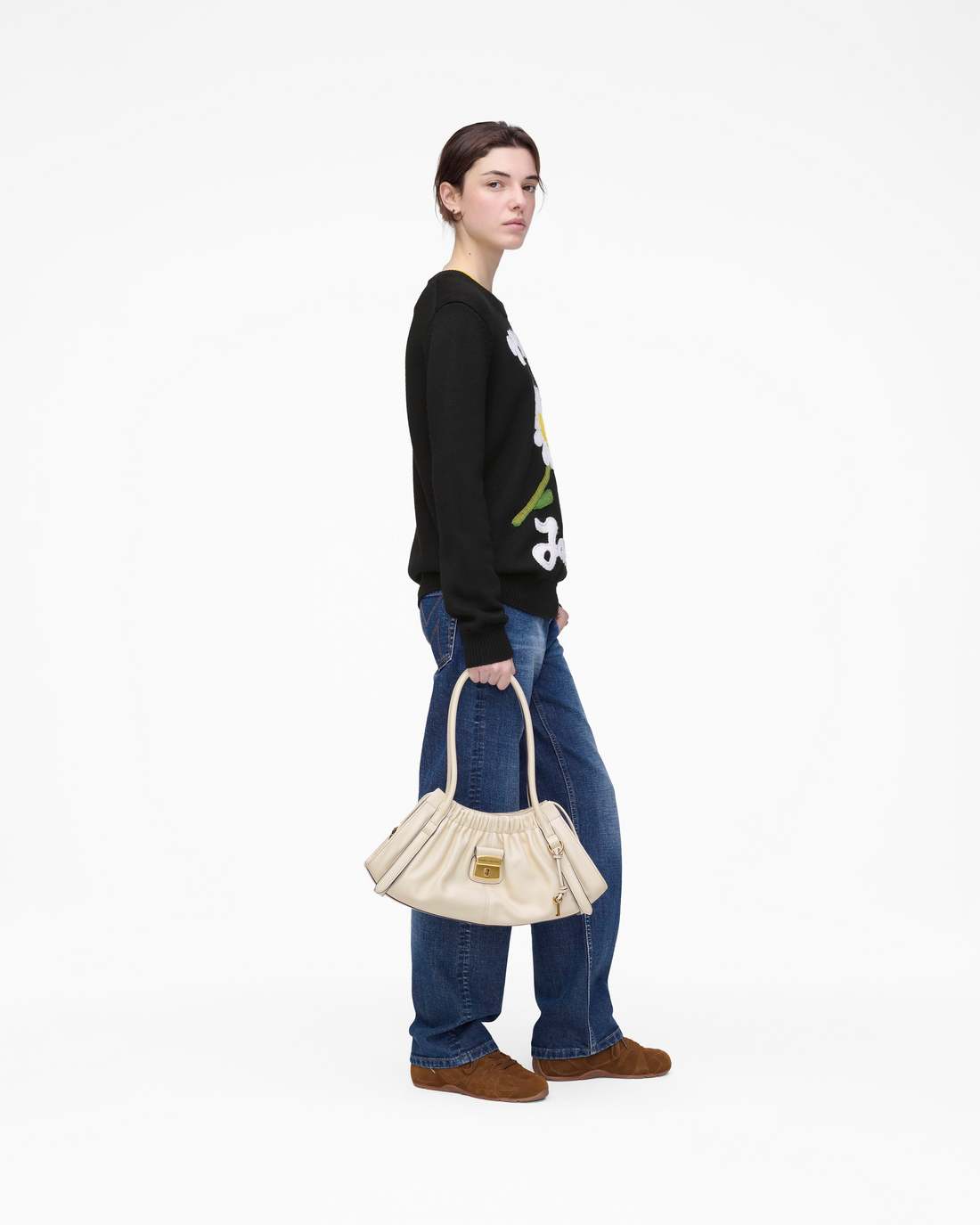 Marc Jacobs Sale - Marc Is Joy Jacquard Crewneck Black