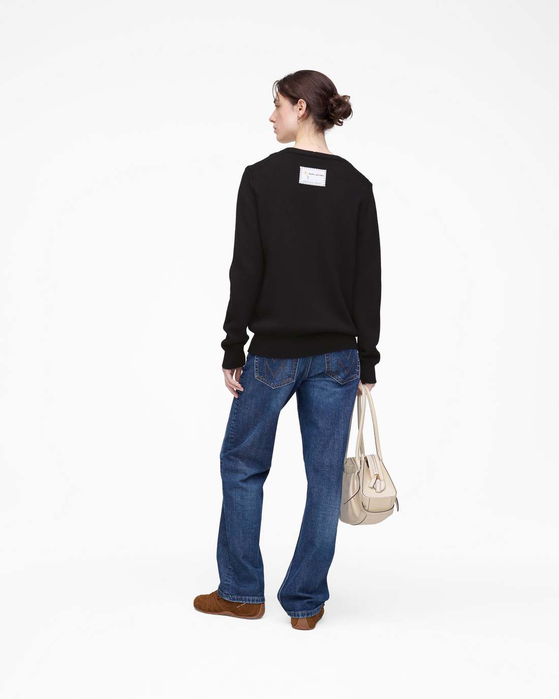 Marc Jacobs Sale - Marc Is Joy Jacquard Crewneck Black
