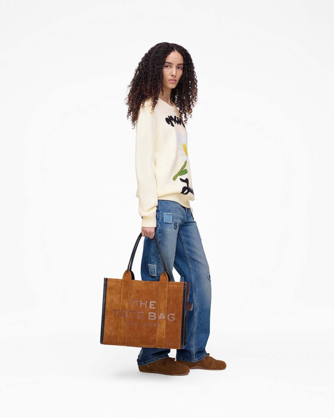 Marc Jacobs Featured - Marc Is Joy Jacquard Crewneck Ivory