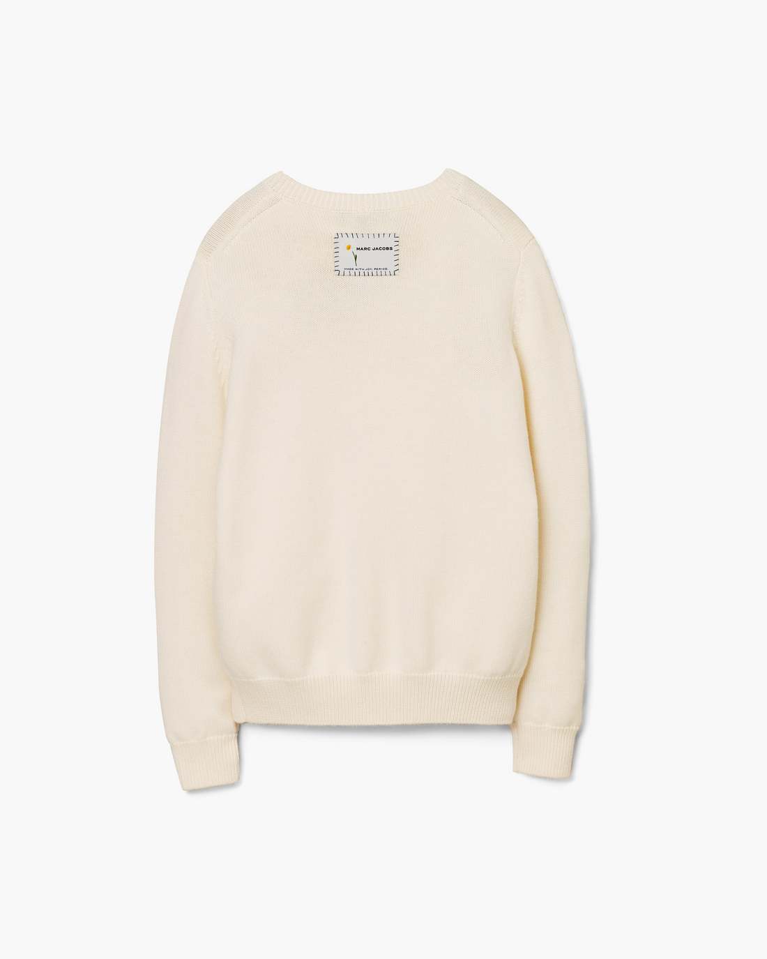 Marc Jacobs Featured - Marc Is Joy Jacquard Crewneck Ivory