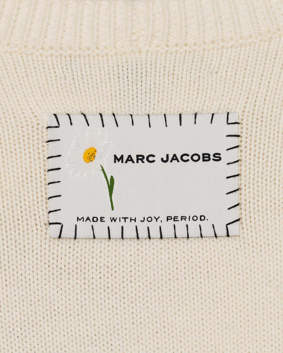 Marc Jacobs Featured - Marc Is Joy Jacquard Crewneck Ivory