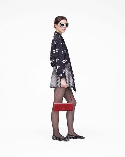 Marc Jacobs Deals - Trompe L'Oeil Eyelet Bow Blouse Black/White