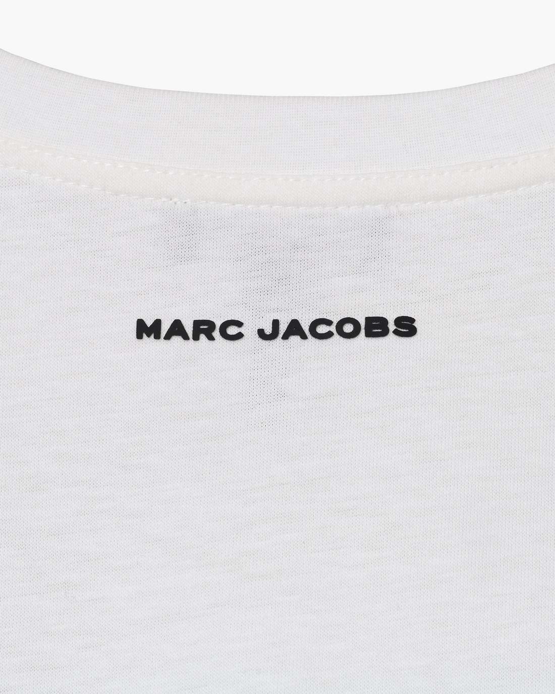 Marc Jacobs Discount - Trompe L'Oeil Eyelet Slim Tee White Multi