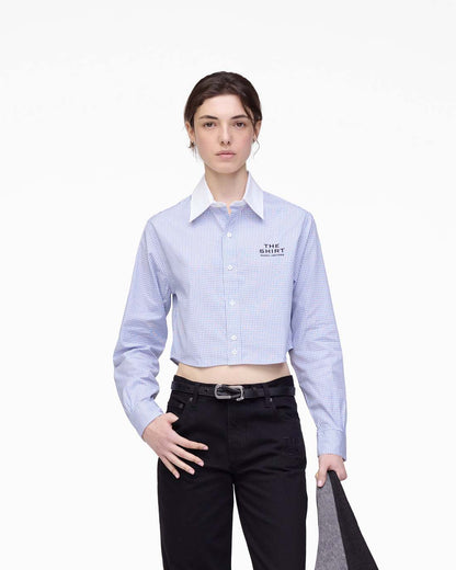 Marc Jacobs Best Seller - The Cropped Femme Shirt Blue Multi