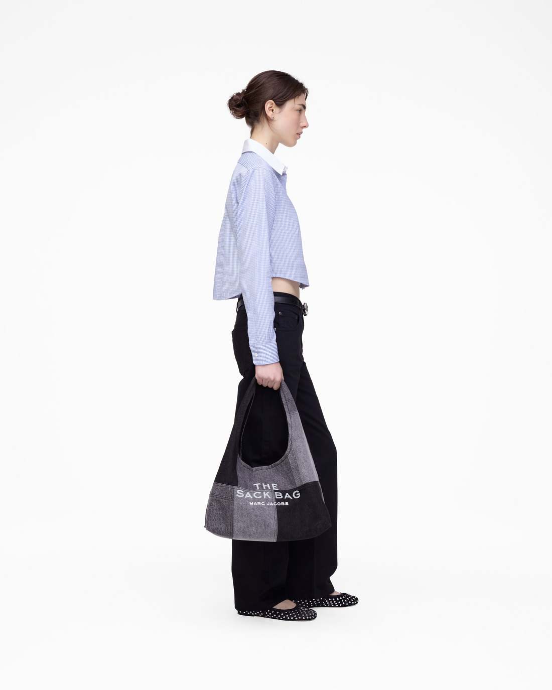 Marc Jacobs Best Seller - The Cropped Femme Shirt Blue Multi