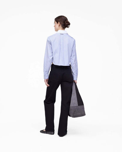 Marc Jacobs Best Seller - The Cropped Femme Shirt Blue Multi