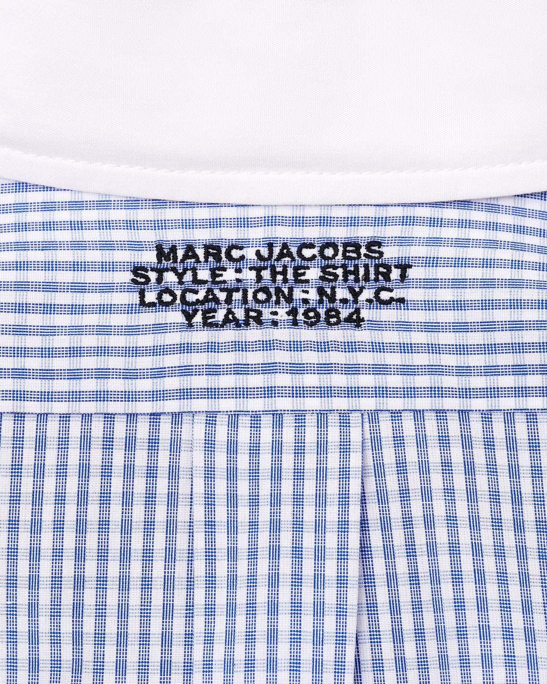 Marc Jacobs Best Seller - The Cropped Femme Shirt Blue Multi