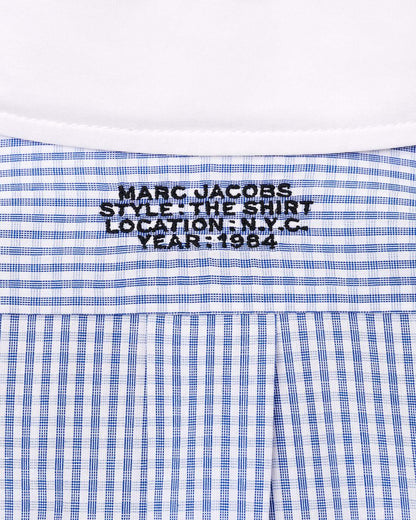 Marc Jacobs Best Seller - The Cropped Femme Shirt Blue Multi