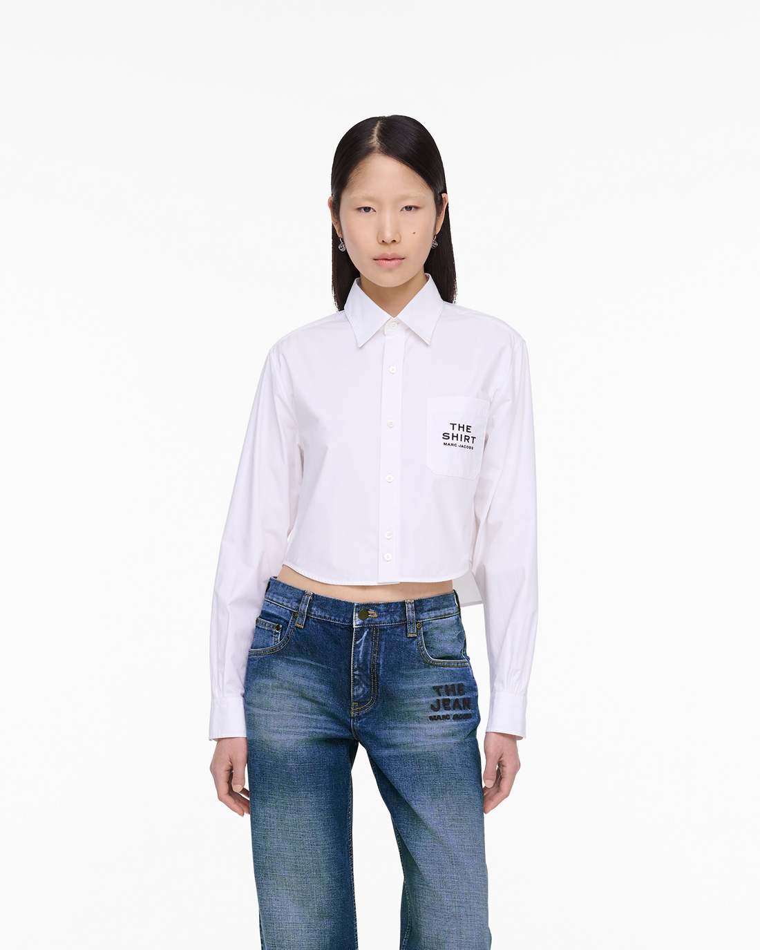 Marc Jacobs Special Offer - THE CROPPED FEMME SHIRT White