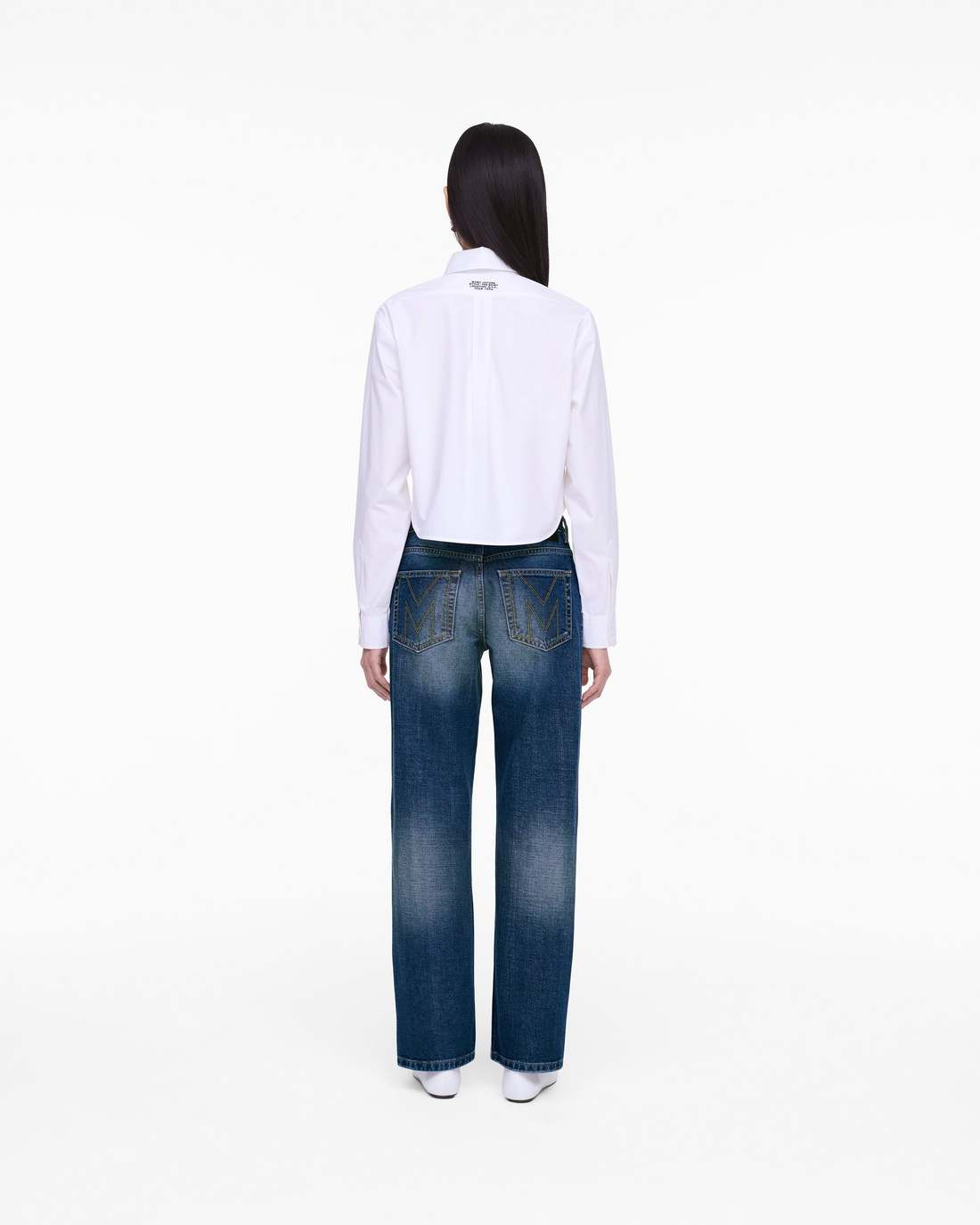Marc Jacobs Special Offer - THE CROPPED FEMME SHIRT White
