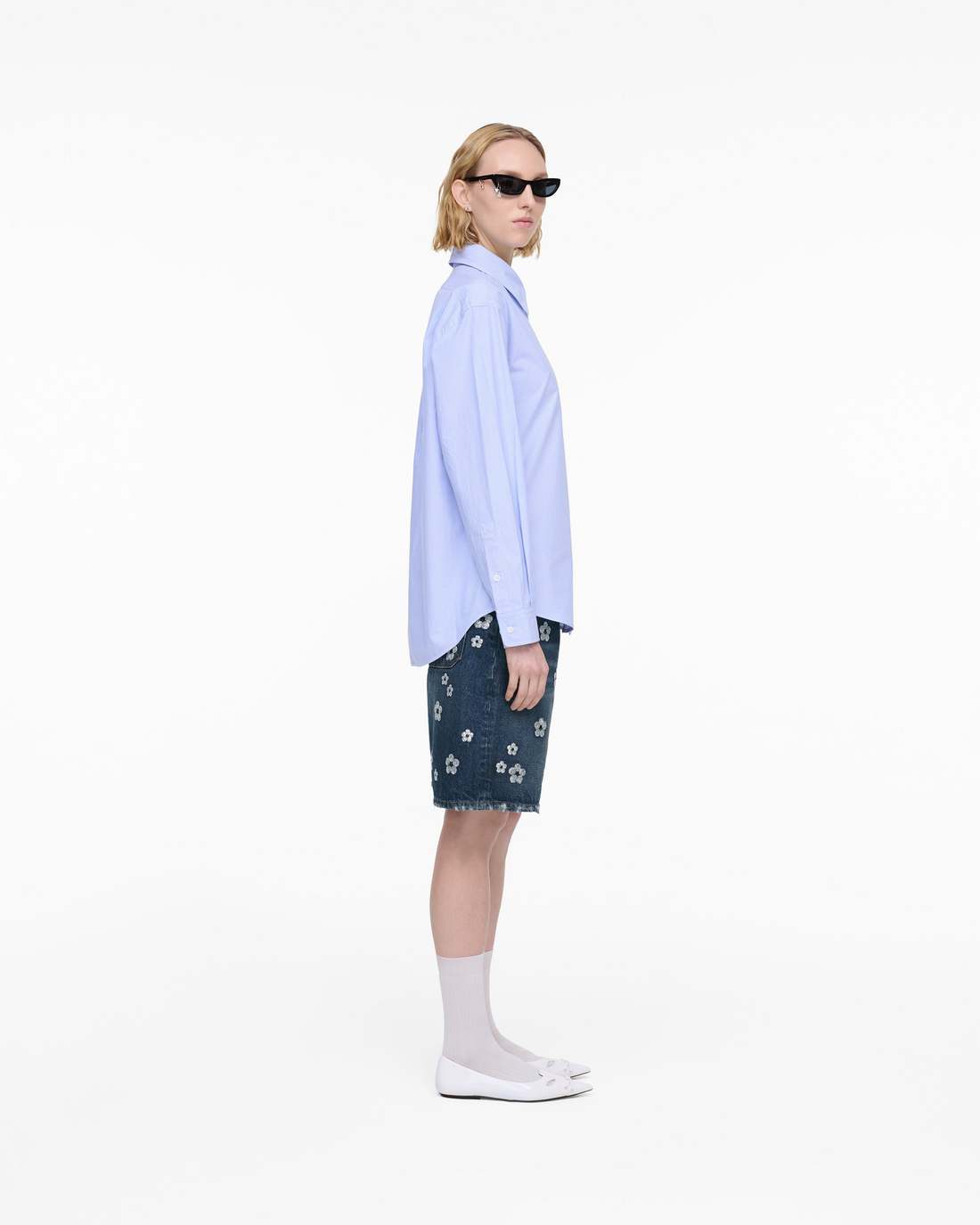 Marc Jacobs Quality - THE STRIPED SHIRT Sky Blue